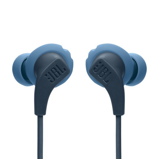 JBL Endurance Run 2 Wireless - Blue - Waterproof Wireless In-Ear Sport Headphones - Front